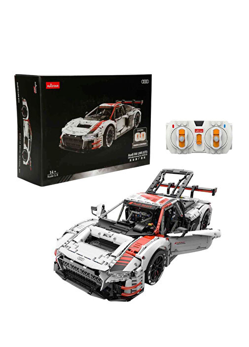 Rastar - 1:8 Audi R8 LMS GT3 3322 Parça USB Şarjlı Uzaktan