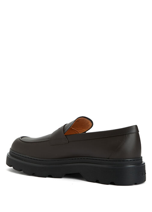 Koyu Kahverengi Erkek Deri Loafer - Görsel 4
