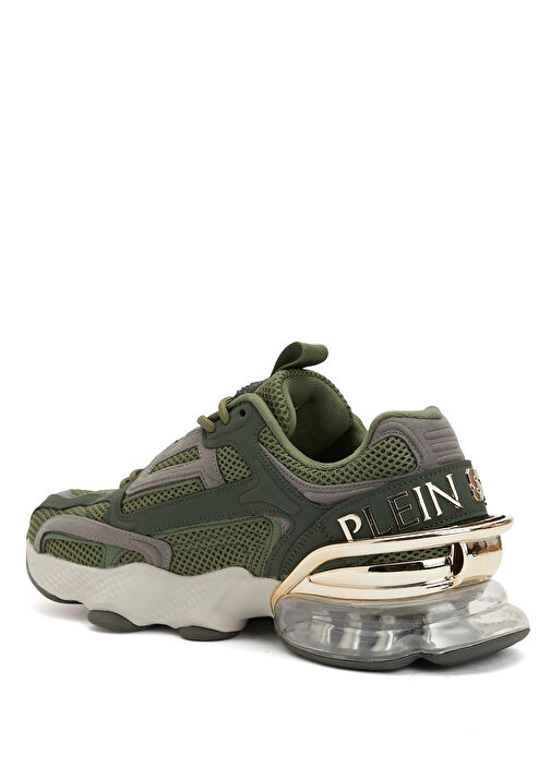 Haki File Dokulu Erkek Sneaker - Görsel 4