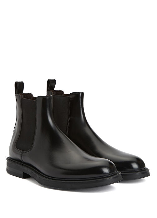 Siyah Erkek Deri Bot - Görsel 3