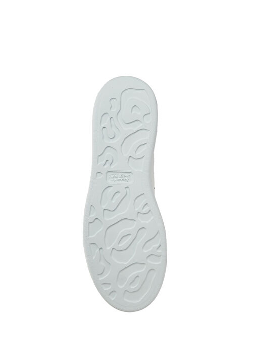 Oversized Beyaz Kadın Deri Sneaker - Görsel 6