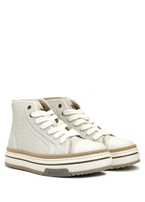 Beyaz Bilek Boy Erkek Sneaker - Görsel 3