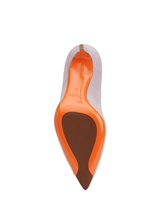 Lila Deri Stiletto - Görsel 6