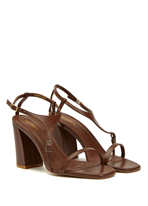 Taba Kadın Deri Sandalet - Görsel 3