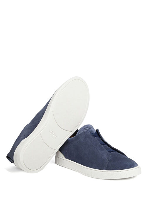 Utility Mavi Erkek Süet Sneaker - Görsel 6