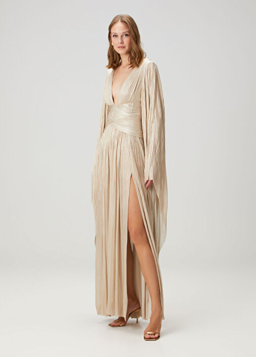 maria lucia hohan dress gold Mabel gown