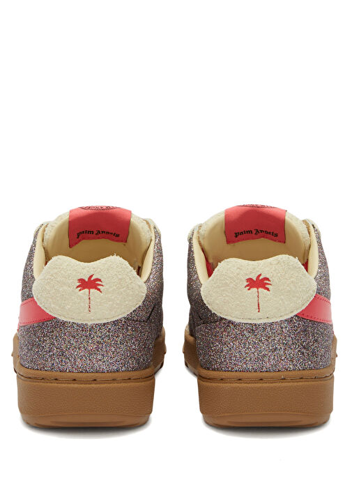 University Silver Pembe Kız Çocuk Deri Sneaker - Görsel 4