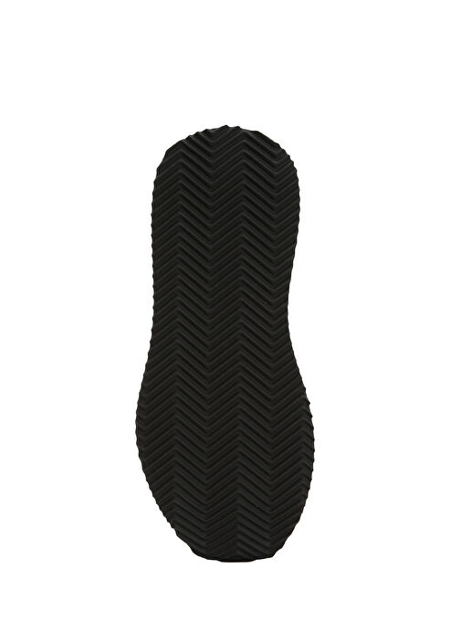 Siyah Beyaz Kadın Deri Sneaker - Görsel 6