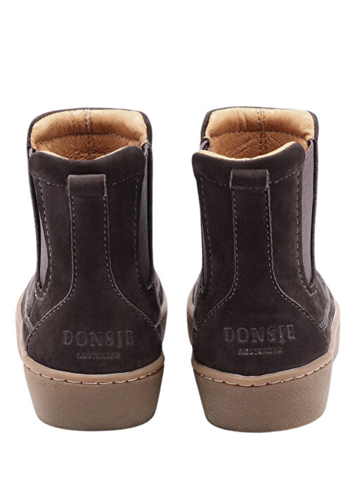 Ojeh Koyu Kahverengi Unisex Çocuk Deri Bot - Görsel 5