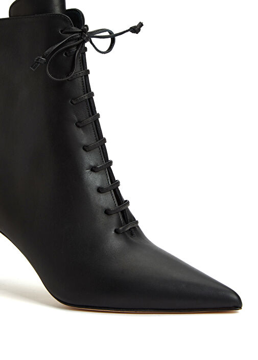 Siyah Kadın Deri Bot - Görsel 7