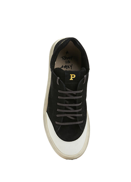 Siyah Erkek Süet Sneaker - Görsel 5