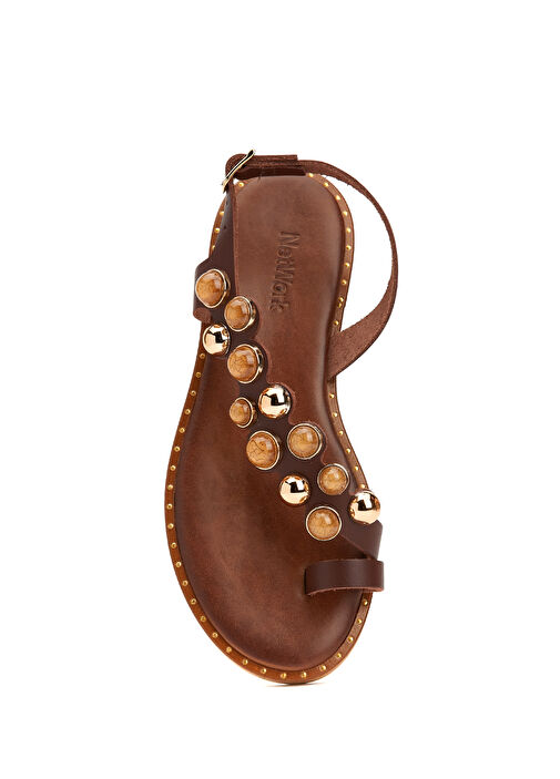 Network Network Kahverengi Kadın Deri Sandalet Beymen'de! Kahverengi - 5. görsel