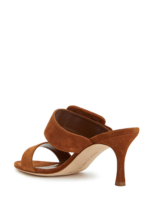 Manolo Blahnik Topuklu Terlik - Görsel 4