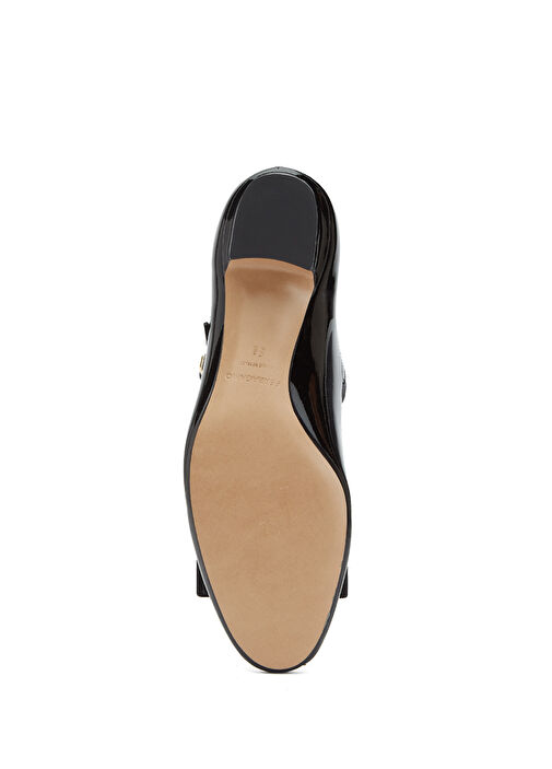 Vally Siyah Deri Topuklu Ayakkabı - Görsel 6