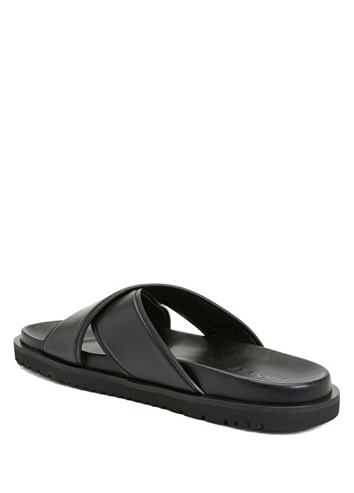 Siyah Erkek Deri Terlik - Görsel 4