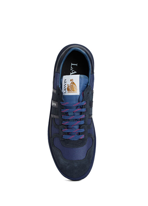 Clay Mavi Erkek Deri Sneaker - Görsel 5