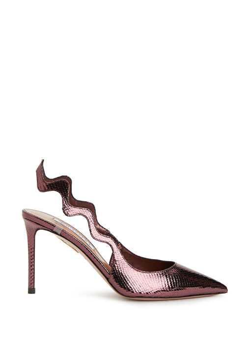 Artiste Bordo Deri Topuklu Ayakkabı - Görsel 2