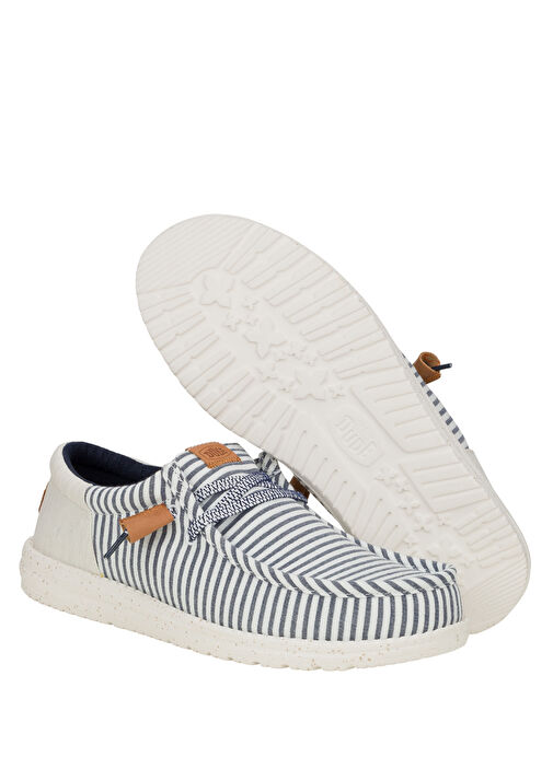 Wally Funk Nu Prep Mavi Çizgili Erkek Espadril - Görsel 5