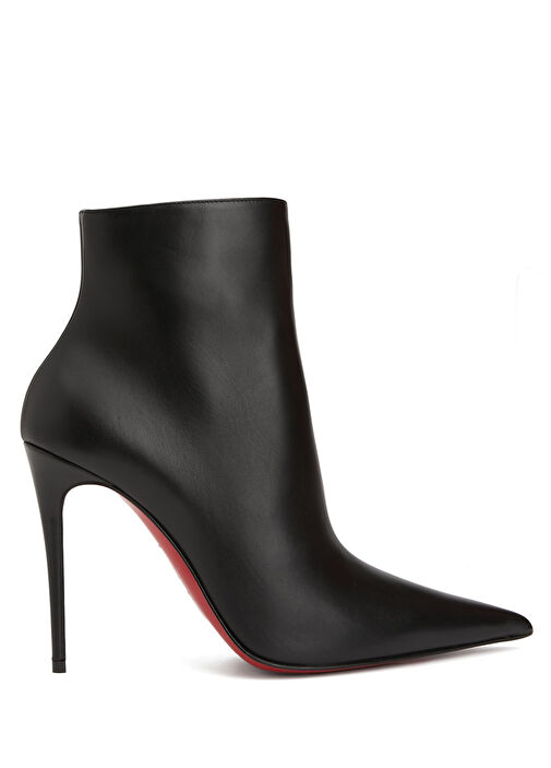 Kate Siyah Kadın Deri Bot - Görsel 2