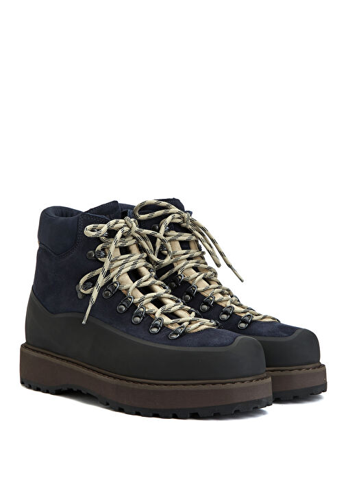 Lacivert Erkek Deri Bot - Görsel 3