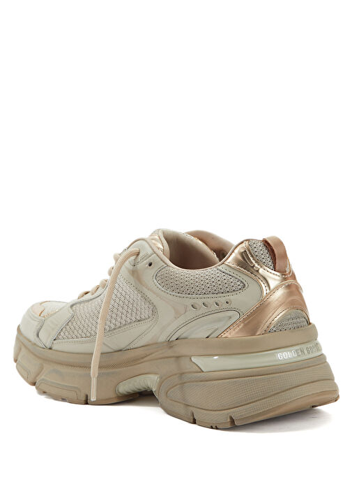 Bej Kadın Sneaker - Görsel 4