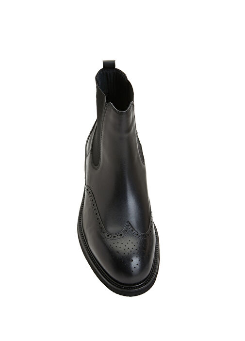 Divarese Divarese Siyah Erkek Deri Bot Beymen'de! Siyah - 5. görsel