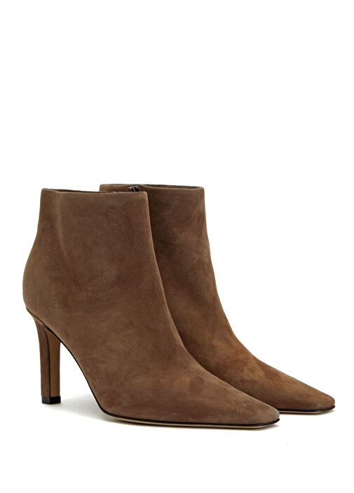 The Row The Row Taupe Carla Vizon Kadın Süet Bot | Beymen Taupe - 3. görsel