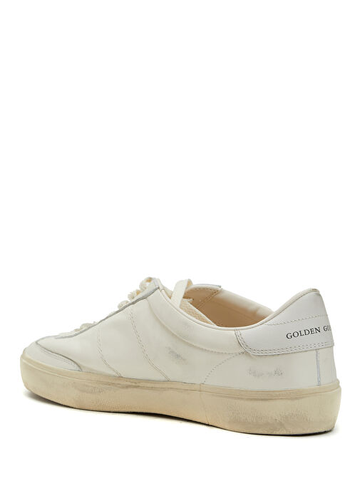 Soul Star Ekru Erkek Deri Sneaker - Görsel 4