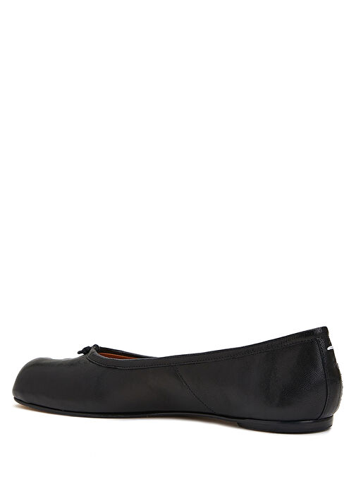 Tabi Siyah Kadın Deri Babet - Görsel 4