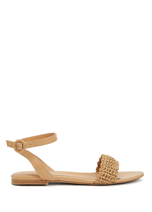 Nude Kadın Hasır Sandalet - Görsel 2