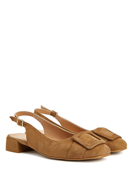 Camel Süet Babet - Görsel 3