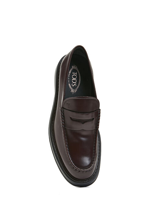 Bordo Erkek Deri Loafer - Görsel 5