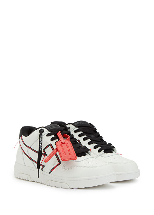 Off-white Off-white Out Of Office Siyah Beyaz Erkek Deri Sneaker | Beymen Siyah Beyaz - 3. görsel