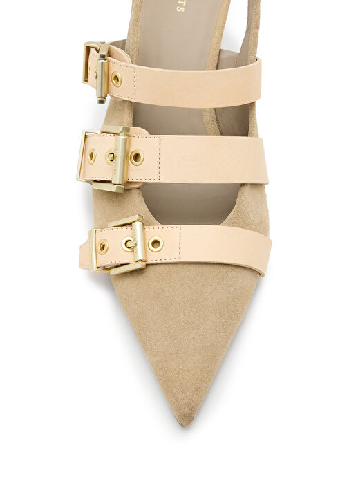 Vivian Kum Deri Topuklu Ayakkabı - Görsel 6