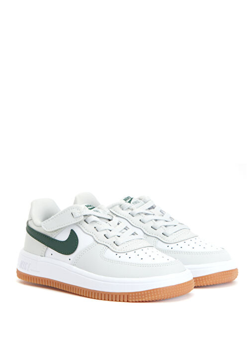 Force 1 Beyaz Çocuk Deri Sneaker - Görsel 3