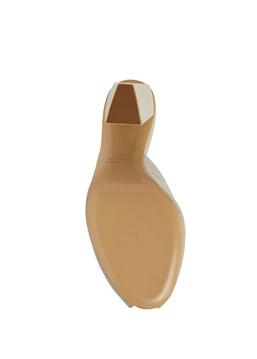 Rosie 38 Bej Kadın Keten Sandalet - Görsel 6