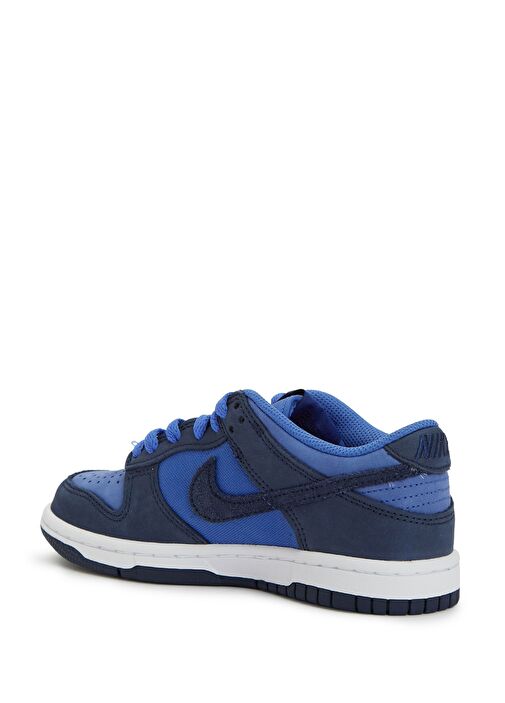 Dunk Low SE Mavi Çocuk Deri Sneaker - Görsel 4