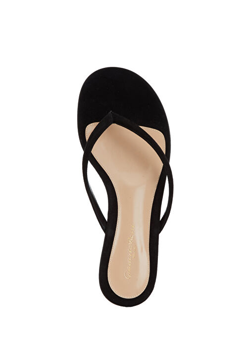 Siyah Kadın Süet Terlik - Görsel 5