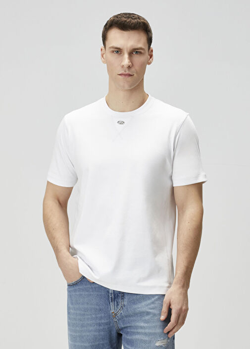 Diesel Beyaz Erkek T-Madjust Beyaz T-shirt 1897766 | Beymen
