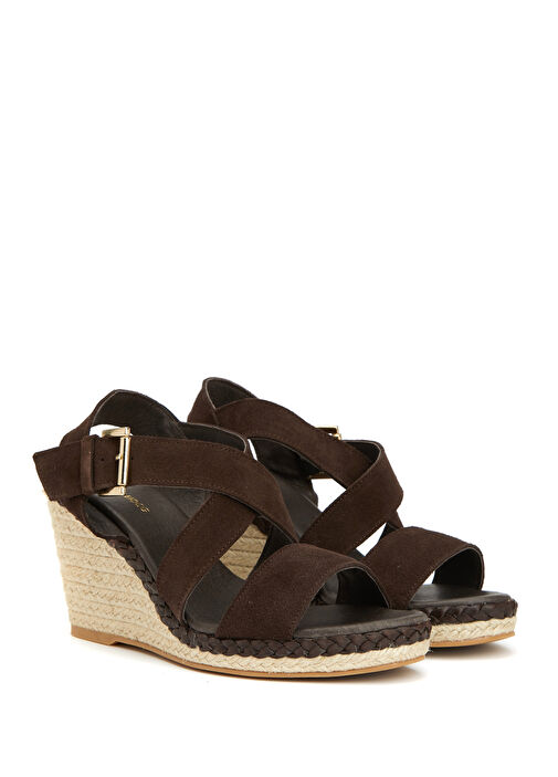Acı Kahverengi Kadın Süet Espadril - Görsel 3