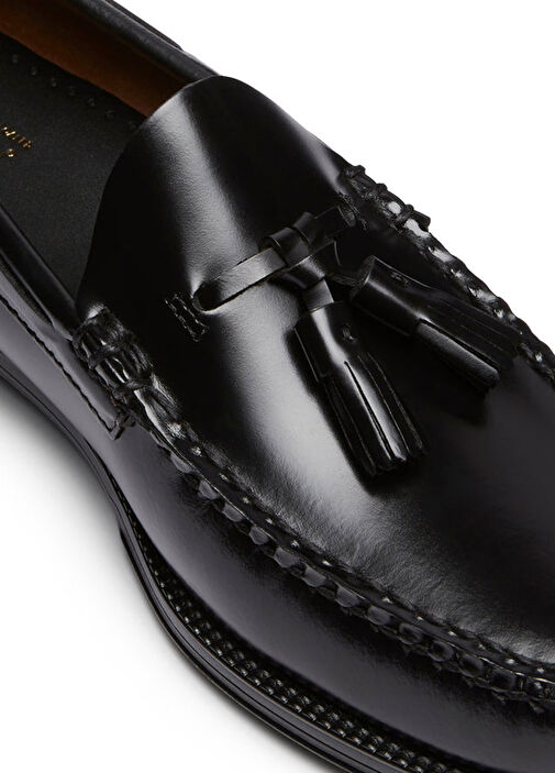 Siyah Erkek Deri Loafer - Görsel 6