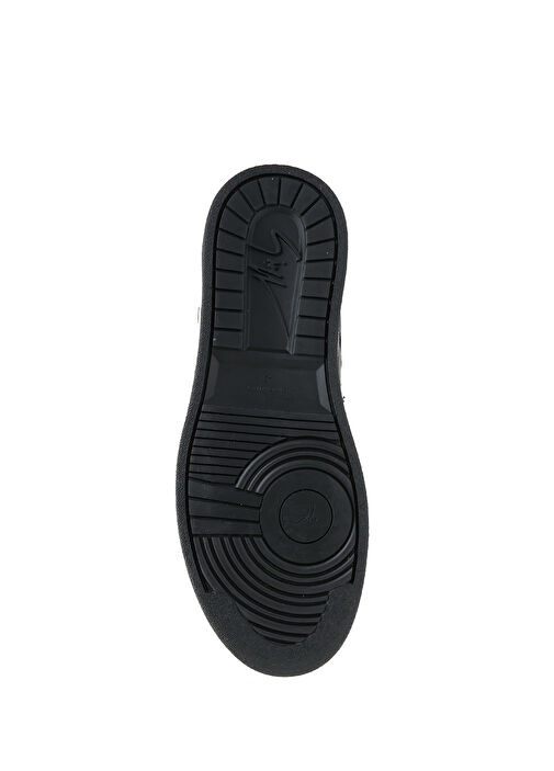 Siyah Erkek Deri Sneaker - Görsel 6