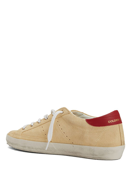 Super Star Bej Kadın Deri Sneaker - Görsel 4