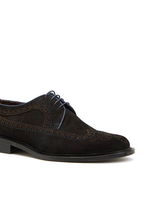 Erkek Süet Deri Lacivert Ayakkabı - Görsel 7