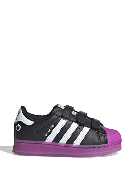 Adidas Superstar Led Light Siyah Cocuk Deri Sneaker Siyah