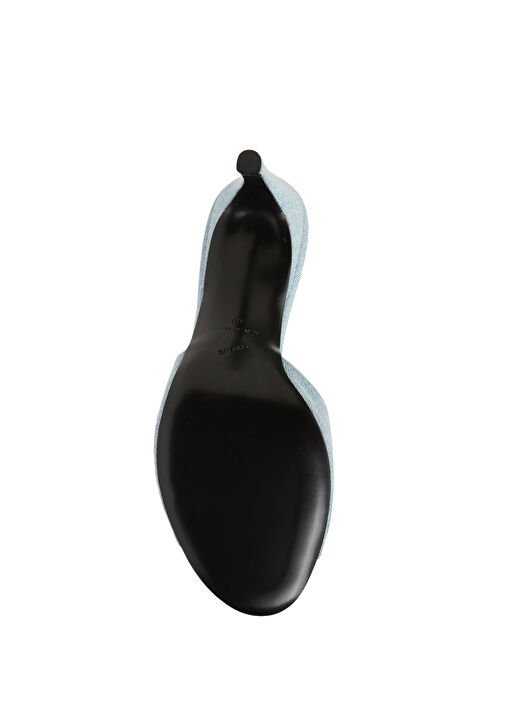 Mavi Logo Detaylı Kadın Denim Terlik - Görsel 10