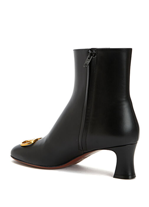 Siyah Kadın Deri Bot - Görsel 4