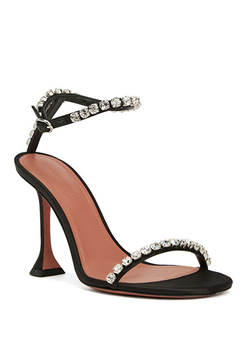 Gigi Siyah Kadın İpek Sandalet - Görsel 3