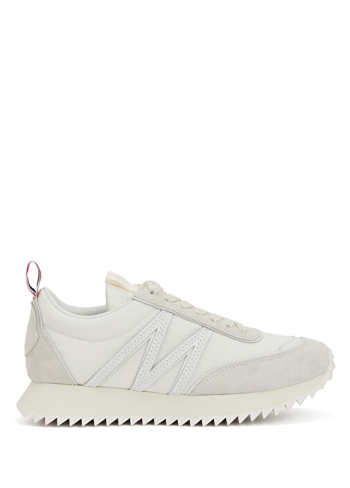 Kırık Beyaz Erkek Deri Sneaker - Görsel 2