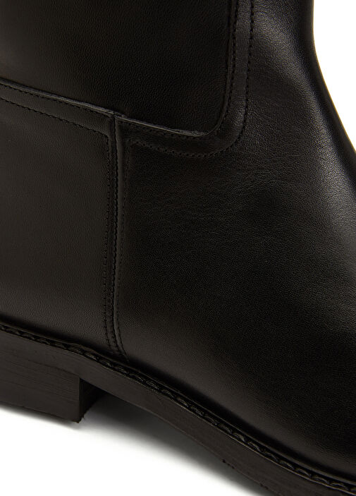 Siyah Kadın Deri Çizme - Görsel 13